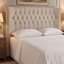 Ver imagem 1 de Cabeceira para Cama Box Queen 202cm Sophy Linho Bege - Sallar Home