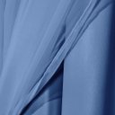 Ver imagem 4 de Cortina Voil com Forro Blackout PVC Azul 2,00M x 1,80M 100% Corta Luz com Ilhós para Varão Simples