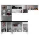 Ver imagem 3 de Armário de Cozinha Compacta de Aço Completa Diamante 12 Portas 1 Gaveta Branco 818489 - Pnr Móveis