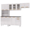 Ver imagem 2 de Armário de Cozinha Compacta de Aço Completa Diamante 12 Portas 1 Gaveta Branco 818489 - Pnr Móveis