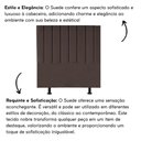 Ver imagem 3 de Cabeceira Estofada Cama Solteiro 100 Cm Luísa Suede e Frame Cor:marrom