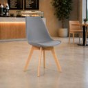 Ver mais imagens de Mesa Cozinha e Refeitório 180cm x 90cm Pés Metal com 6 Cadeiras Siena Pés Madeira Casa Lar