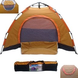 Barraca Camping Automatica 4 Lugares Iglu Monta Sozinha Azul Ferias Acampamento Passeio - 2