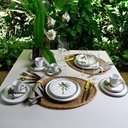Ver imagem 6 de Aparelho de Jantar 4 Pessoas Bio Bananê Porto Brasil Pratos Xícaras e Pires