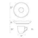 Ver imagem 2 de Aparelho de Jantar 4 Pessoas Bio Bananê Porto Brasil Pratos Xícaras e Pires