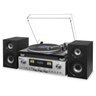 Vitrola Toca Discos Retro Vintage Receiver Cd Nfc Fm Bluetooth USB Raveo Concert One Vinil Reproduz - 4