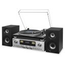 Ver imagem 4 de Vitrola Toca Discos Retro Vintage Receiver Cd Nfc Fm Bluetooth USB Raveo Concert One Vinil Reproduz