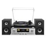 Vitrola Toca Discos Retro Vintage Receiver Cd Nfc Fm Bluetooth USB Raveo Concert One Vinil Reproduz - 2