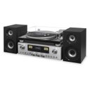 Ver imagem 3 de Vitrola Toca Discos Retro Vintage Receiver Cd Nfc Fm Bluetooth USB Raveo Concert One Vinil Reproduz