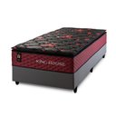 Ver imagem 3 de Conjunto Cama Box c/ Molas Ensacadas Toronto Vermelho Solteiro 96x203x66