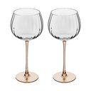 Ver imagem 2 de Cj 2 Tacas de Vinho de Vidro com Haste Ambar Classic 720ml