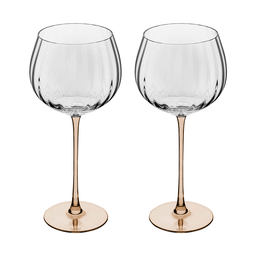 Cj 2 Tacas de Vinho de Vidro com Haste Ambar Classic 720ml - 2