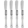 Conjunto de Espátulas P/ Manteiga Geleia 4pçs Aço - Quanhe - 2
