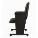 Ver imagem 7 de Poltrona Auditório Rebatível 04 Lugares – Linha Premium - Corino Preto - 38104