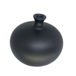 Vaso Cerâmica Terracota Colonial Barro Decorativa Redondo Fort Line Vaso de Barro, Vaso de Cerâmica, - 4