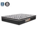 Ver imagem 4 de Cama Box Baú Casal Conforto Suede Bege + Colchão Casal Conforto Espuma D33 14x138x188