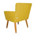 Ver imagem 6 de Kit 2 Poltronas Decorativa para Sala Recepção Cecília Veludo Mostarda - Lm Decor