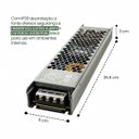 Ver imagem 2 de Fonte de Alimentação Chaveada Nord Dc12v 250w 20,8a Ip20 7291 Nordecor St3087