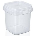 Ver imagem 1 de Pote Quadrado com Lacre 500 ml - 100 Peças