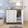 Cômoda Infantil 1 Porta 4 Gavetas 100% MDF Mimo - 4