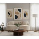 Ver imagem 4 de Sofá Anatômico Feijão Curvo Decorativo para Sala ou Escritório-boucle Bege