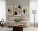 Ver imagem 4 de Sofá Anatômico Feijão Curvo Decorativo para Sala ou Escritório-boucle Bege