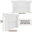 Ver imagem 2 de Cabeceira para Cama Box Queen 202cm Kendi Linho Bege - Sallar Home