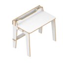 Ver imagem 1 de Mesa de Estudos com Nichos 60cm Mdf Compacta Infantil:branco