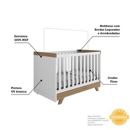 Berço Mini Cama Retrô  - 3