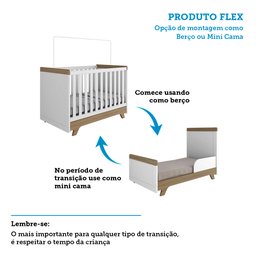 Berço Mini Cama Retrô  - 6