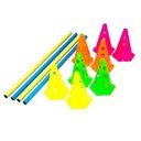 Ver imagem 2 de Kit Treinamento 3 Níveis 8 Cones 24cm 4 Tubos Funcional