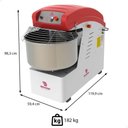 Ver imagem 3 de Amassadeira Espiral Braesi 40 Kg 3cv Monofásico 220v Aes-40/1 Style B18408