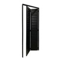 Ver imagem 3 de Porta Camarão Palheta Alumínio 60x210 Preto Lado Direito