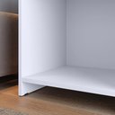 Ver imagem 7 de Kit Quarto 2 Mesas Cabeceira Nicho Prateleira Sapateira Vertical Organizadora 18 Pares Calçados-rpm