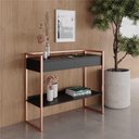 Ver imagem 3 de Kit Buffet e Aparador Industral Plis - Preto e Cobre Preto e Cobre
