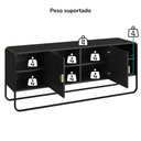 Ver imagem 5 de Rack Bancada Organica Tv 55 Polegadas 150 Cm 28070 Artesano Nero Preto