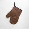 Luva de cozinha térmica e Pegador Listra Marrom - 2