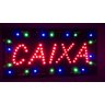 Placa Escrito Caixa Letreiro Painel Luminoso Led 110v - 2