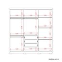 Ver imagem 6 de Guarda Roupa Vinci 6 Portas Cinamomo - Abz