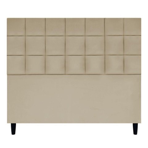 Cabeceira Decorativa Florem para Cama de Casal 140 Cm Nude, Suede