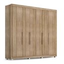 Ver imagem 5 de Guarda-Roupa Casal Valencia 6 Portas 6 Gavetas com Pés