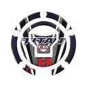 Ver imagem 1 de Adesivo Resinado Protetor Bocal Cg Titan Ano Acima 2018 Azul Azul