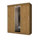 Ver imagem 6 de Guarda-roupa Casal Paris 3 Portas 2 Gavetas com Espelho Flex Nature/cinza - J&a Móveis
