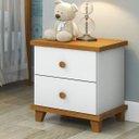 Ver imagem 1 de Mesa de Cabeceira Infantil 2 Gavetas Hugs Móveis Serpil