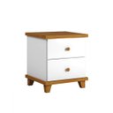 Ver imagem 2 de Mesa de Cabeceira Infantil 2 Gavetas Hugs Móveis Serpil