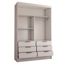 Ver imagem 5 de Guarda-Roupa Infantil Cameron 2 Portas de Correr 6 Gavetas com Espelho - Panorama Móveis