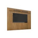 Ver imagem 1 de Painel Home Suspenso Frisado Curitba Tv até 75° 224 Cm - Valdemóveis:cinamomo / Off White