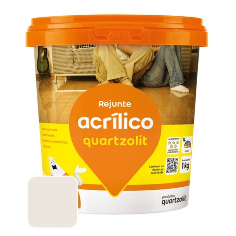 Rejunte Acrílico Quartzolit Weber 1 Quilo Palha
