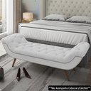 Ver imagem 3 de Cabeceira Cama Box Queen 160cm Provença e Recamier Veneto P02 Bouclé Branco - Mpozenato
