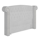 Ver imagem 7 de Cabeceira Cama Box Queen 160cm Provença e Recamier Veneto P02 Bouclé Branco - Mpozenato